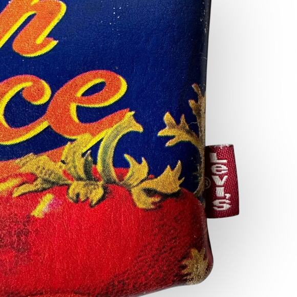 Vintage Y2K Levi's Fresh Produce Coin Purse Leather Wallet - Picture 2 of 7